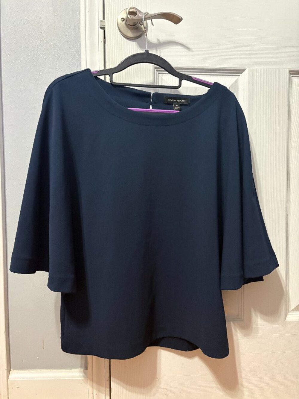 Banana Republic Batwing Sleeve Navy Top Small